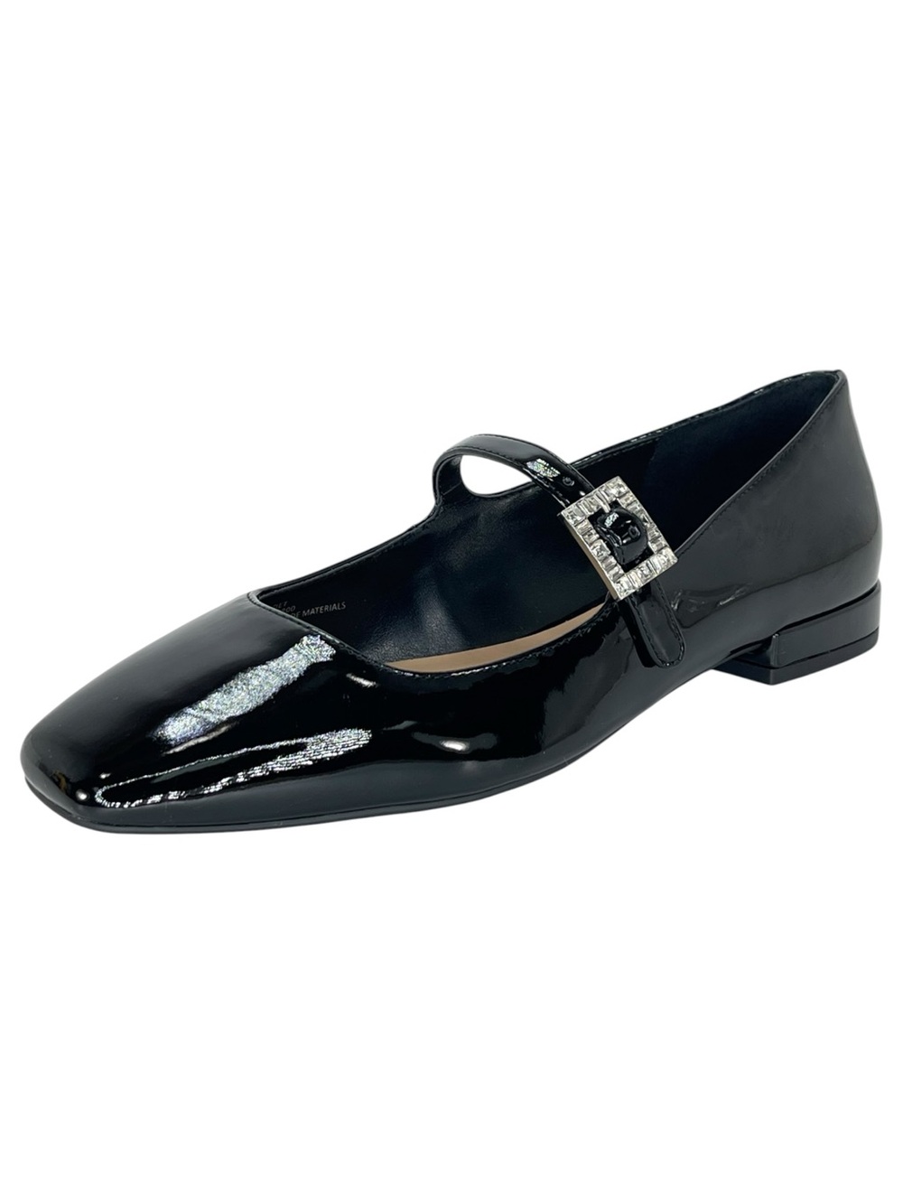 ON 34th Saadet Black Patent Leather Womens Mary Jane Flats Size 8M - Picture 2 of 13